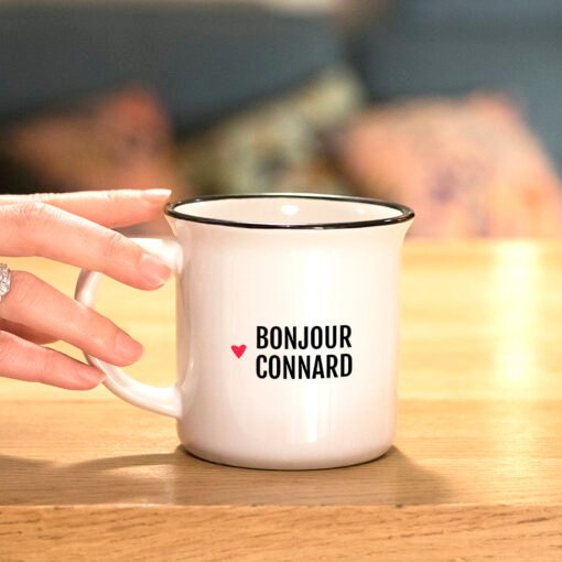 Mugs "Bonjour/Salut" (4 modèles), Bibiche fait son cirque