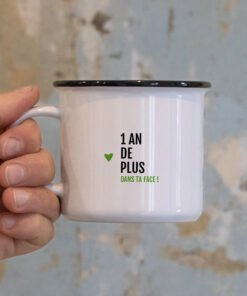 Mug "1 an de plus, dans ta face !", Bibiche fait son cirque