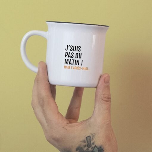 Mugs "Pas content" (6 modèles), Bibiche fait son cirque