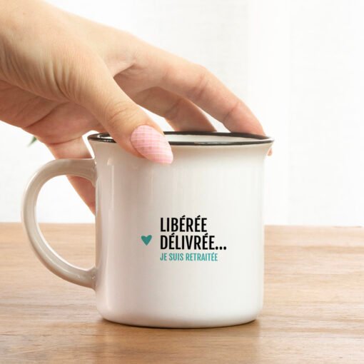 Mugs "Retraite" (2 modèles), Bibiche fait son cirque