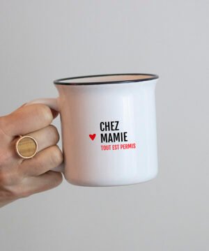 Mug Mamie (2 modèles), Bibiche fait son cirque