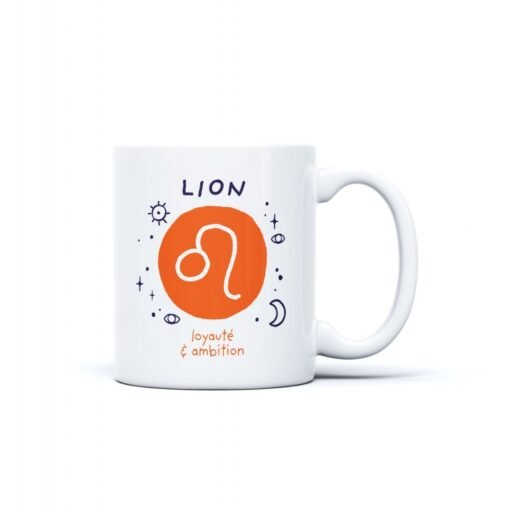 Mug Lion, Derrière La Porte